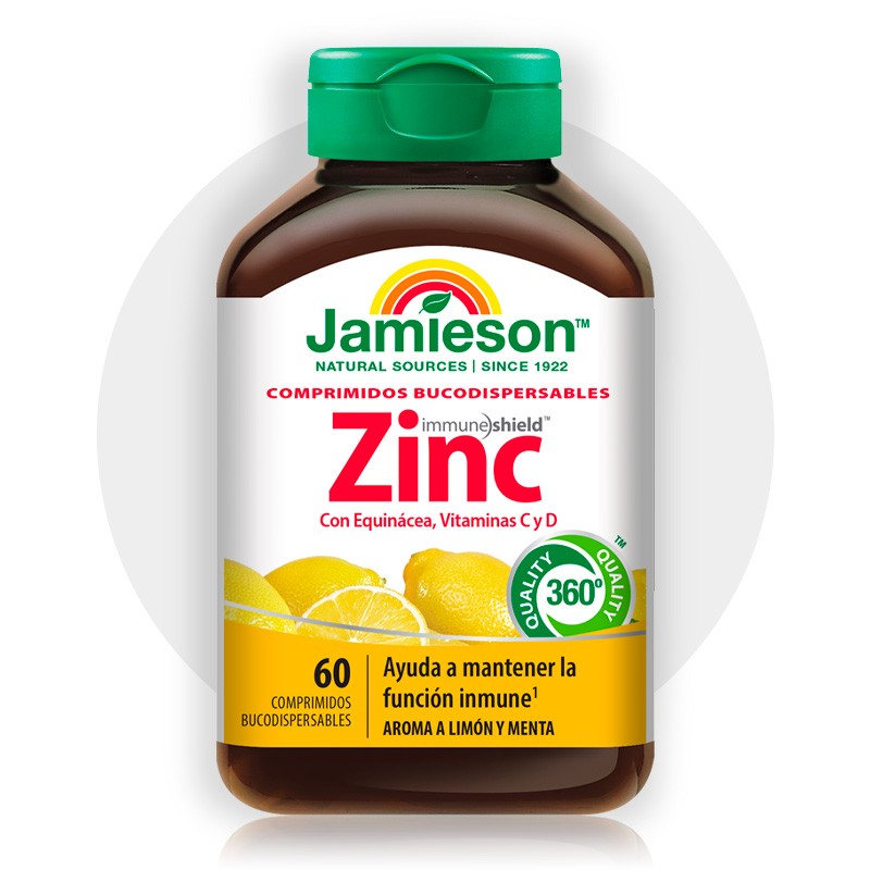 Jamieson Zinc con vitamina C y D 60 comprimidos Jamieson Zinc con vitamina C y D 60 comprimidos