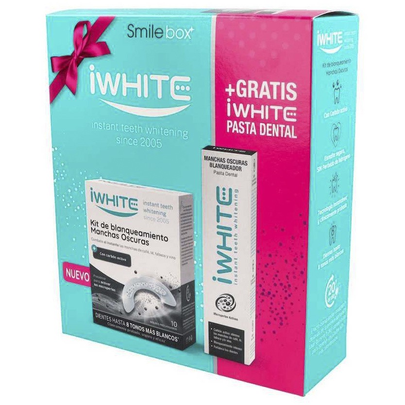 iWhite kit blanqueador de manchas oscuras 10 moldes y pasta iWhite kit blanqueador de manchas oscuras 10 moldes y pasta