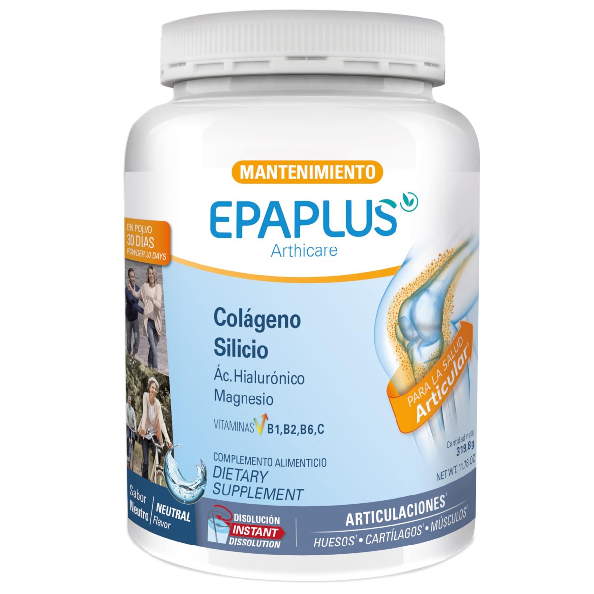 Peroxfarma Epaplus Arthicare Colágeno sabor neutro 334g Peroxfarma Epaplus Arthicare Colágeno sabor neutro 334g