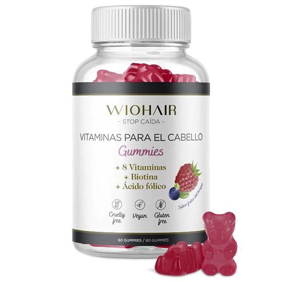 Wiohair vitaminas capilares 60 gummies Wiohair vitaminas capilares 60 gummies