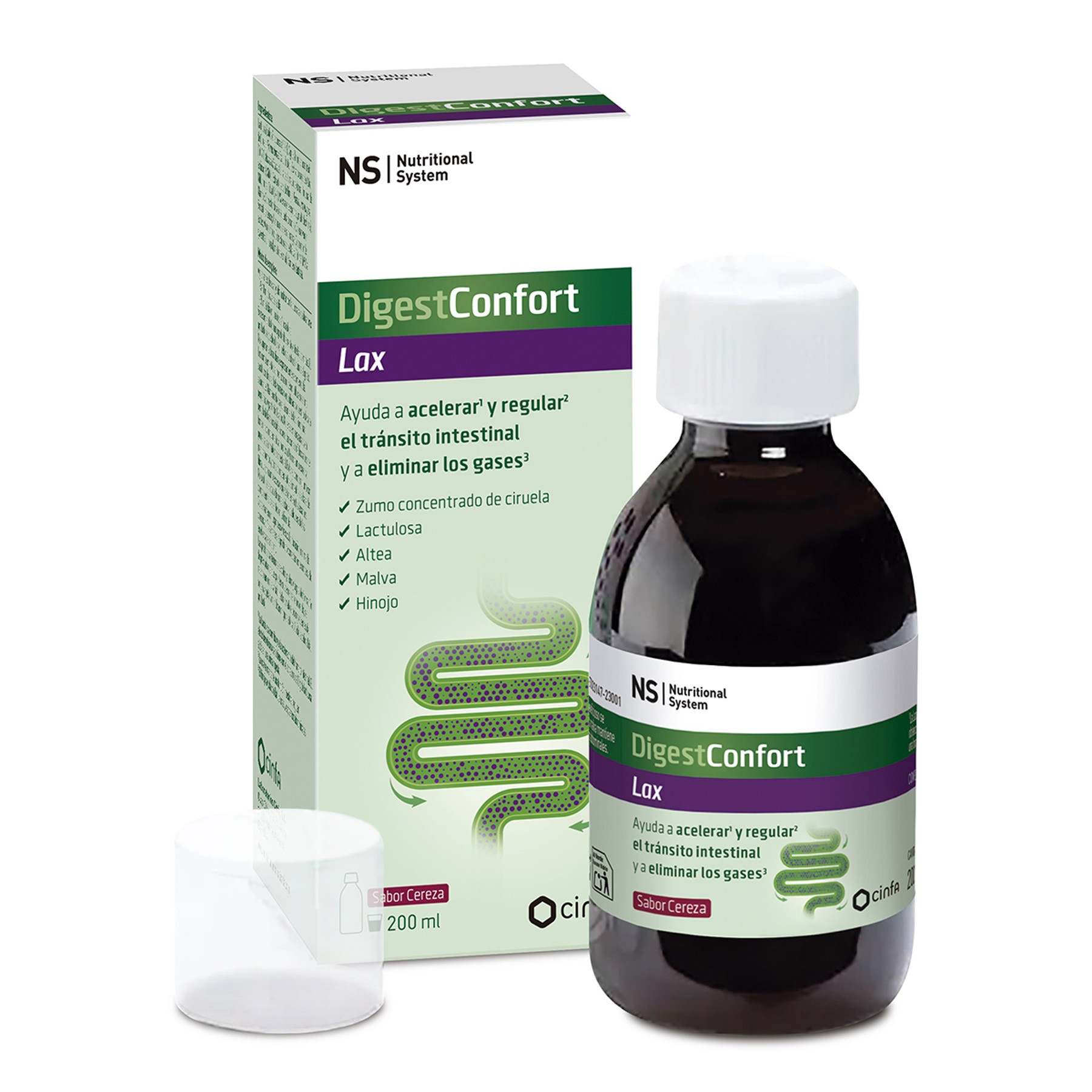 NS Digestconfort lax cereza 200ml NS Digestconfort lax cereza 200ml