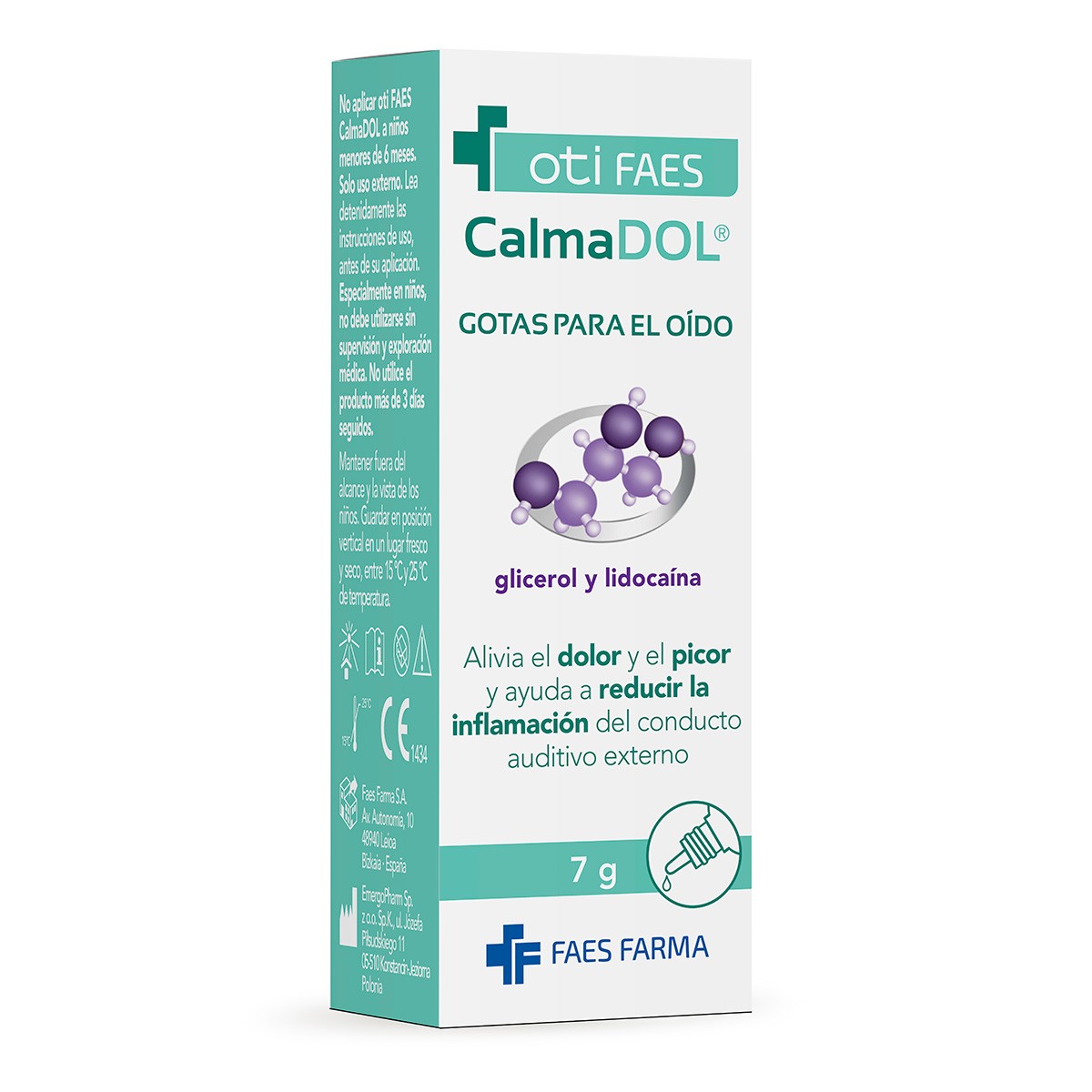 Otifaes Calmadol gotas para el oído 7g Otifaes Calmadol gotas para el oído 7g