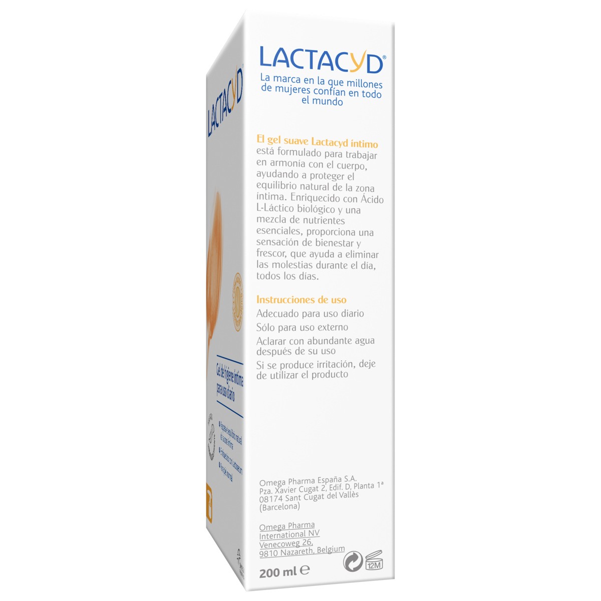 Lactacyd íntimo gel 200ml Lactacyd íntimo gel 200ml