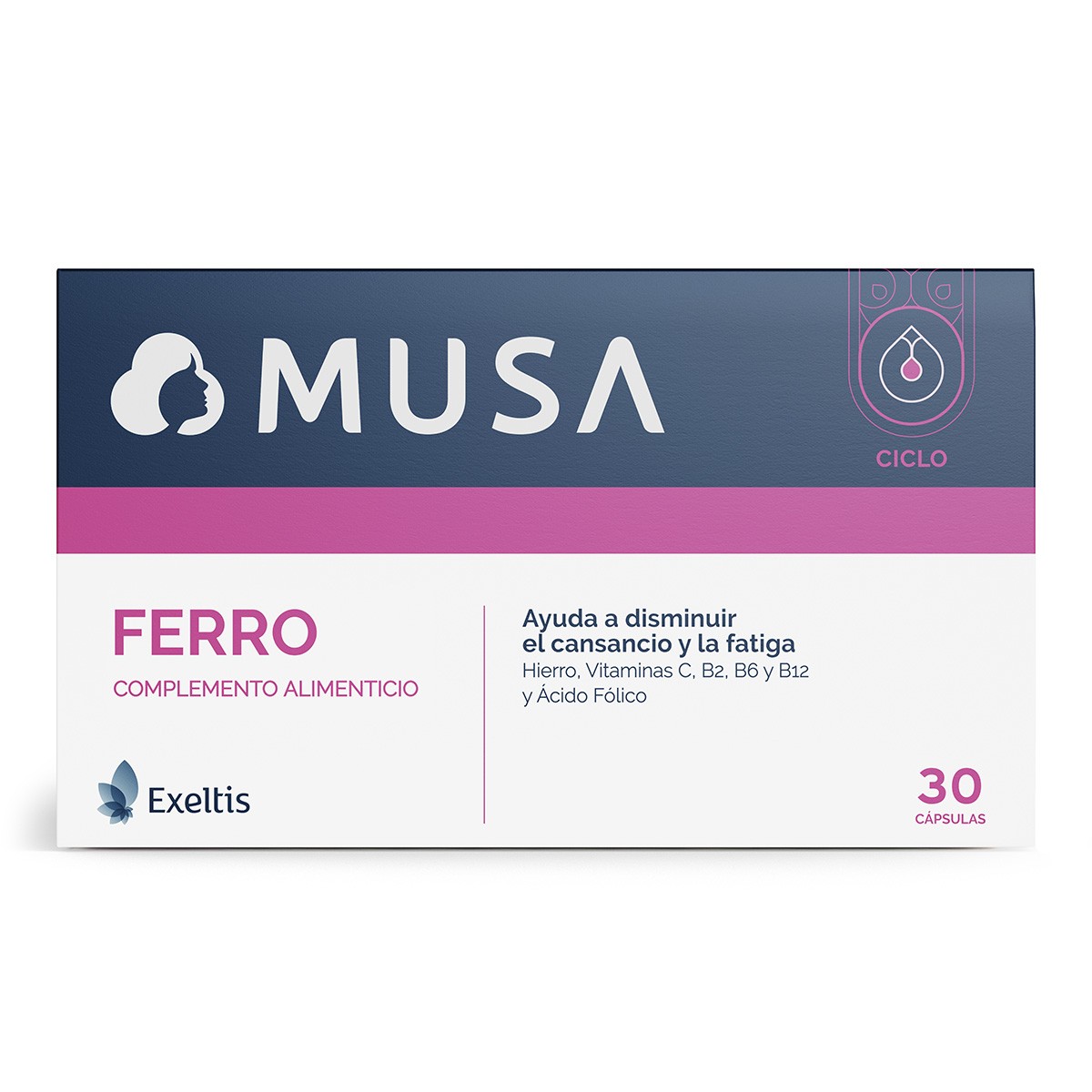 Musa ferro 30 cápsulas Musa ferro 30 cápsulas