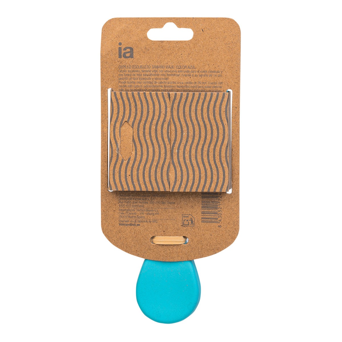 Interapothek cepillo pelo mini azul Interapothek cepillo pelo mini azul
