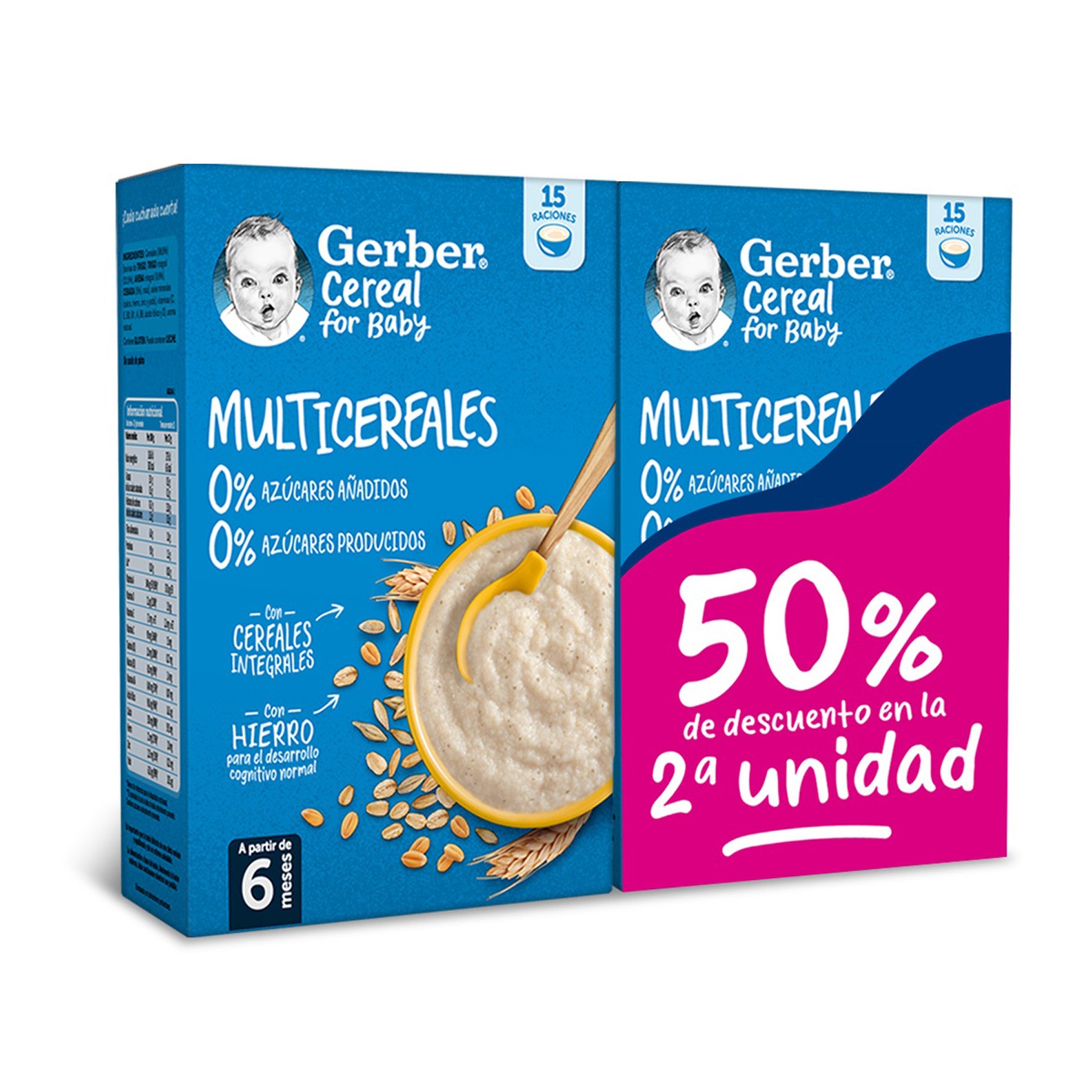 Nestlé Gerber multicereales 270g Nestlé Gerber multicereales 270g