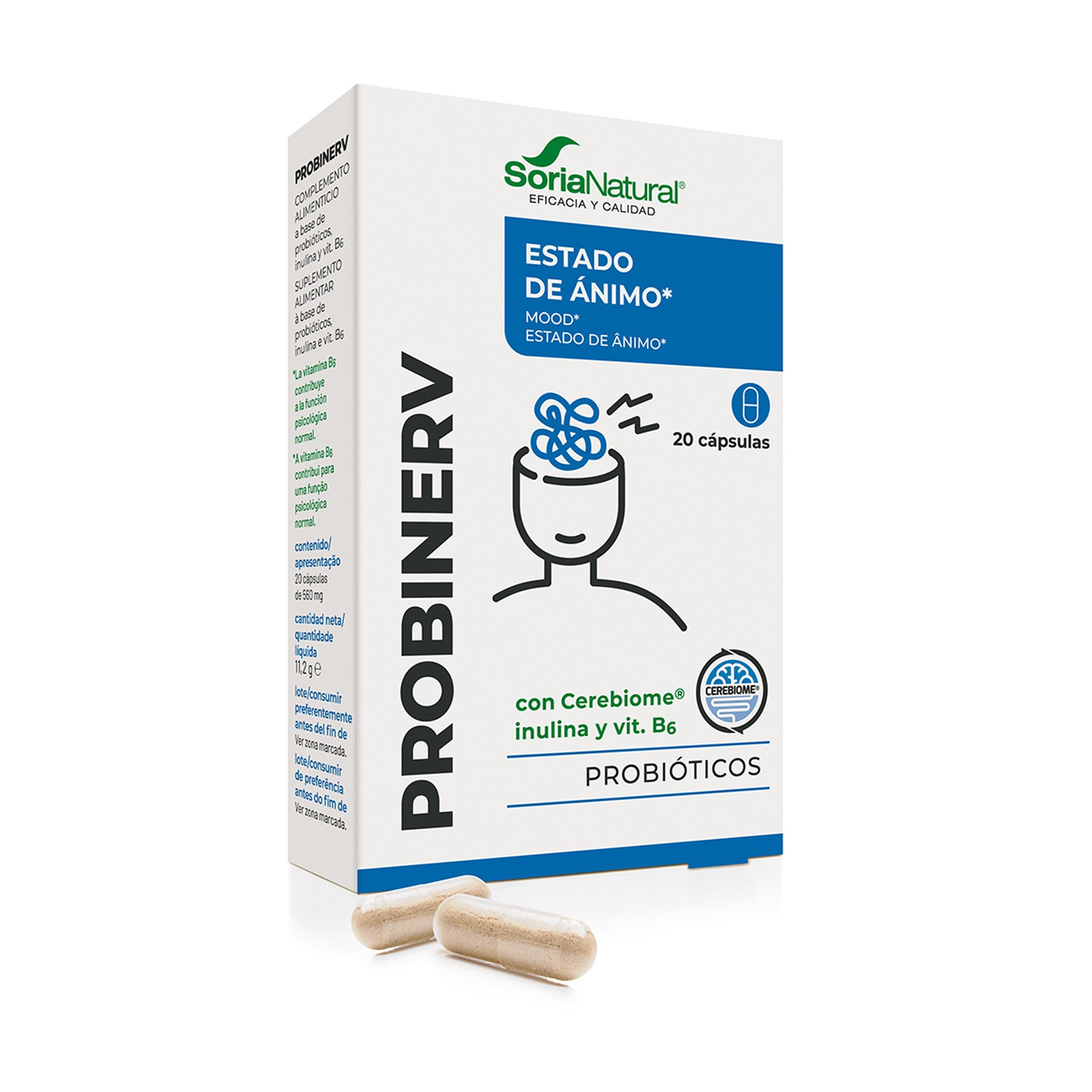 Soria Natural Probinerv 20 cápsulas Soria Natural Probinerv 20 cápsulas