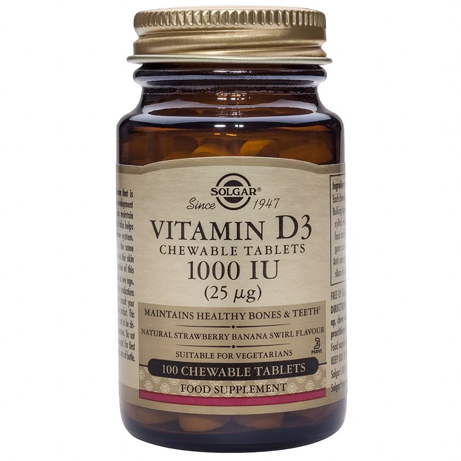 Solgar Vitamina D3 1000Ui 100 cápsulas Solgar Vitamina D3 1000Ui 100 cápsulas