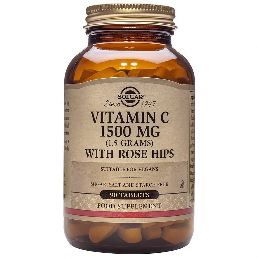 Solgar Rose hips vit C 1500mg 90 comprimidos Solgar Rose hips vit C 1500mg 90 comprimidos