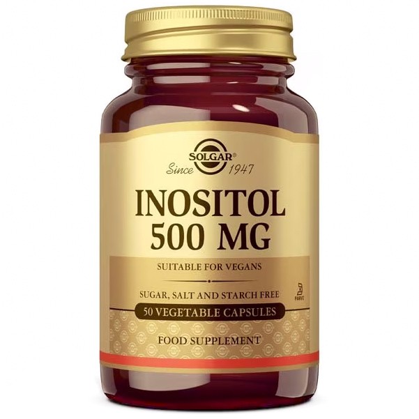 Solgar Inositol cápsulas vegetales 50 cápsulas de 500mg Solgar Inositol cápsulas vegetales 50 cápsulas de 500mg