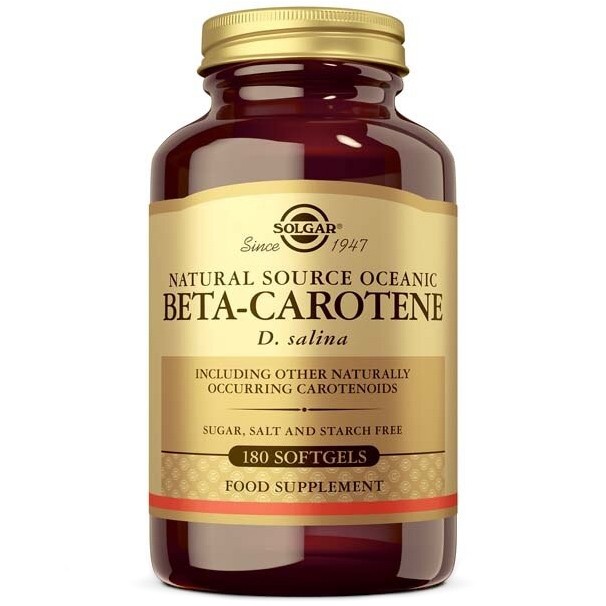 Solgar Beta-Caroteno 100% 7mg 180 cápsulas Solgar Beta-Caroteno 100% 7mg 180 cápsulas