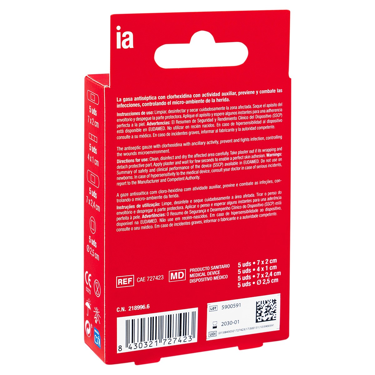Interapothek apósitos plástico surtido 20u Interapothek apósitos plástico surtido 20u