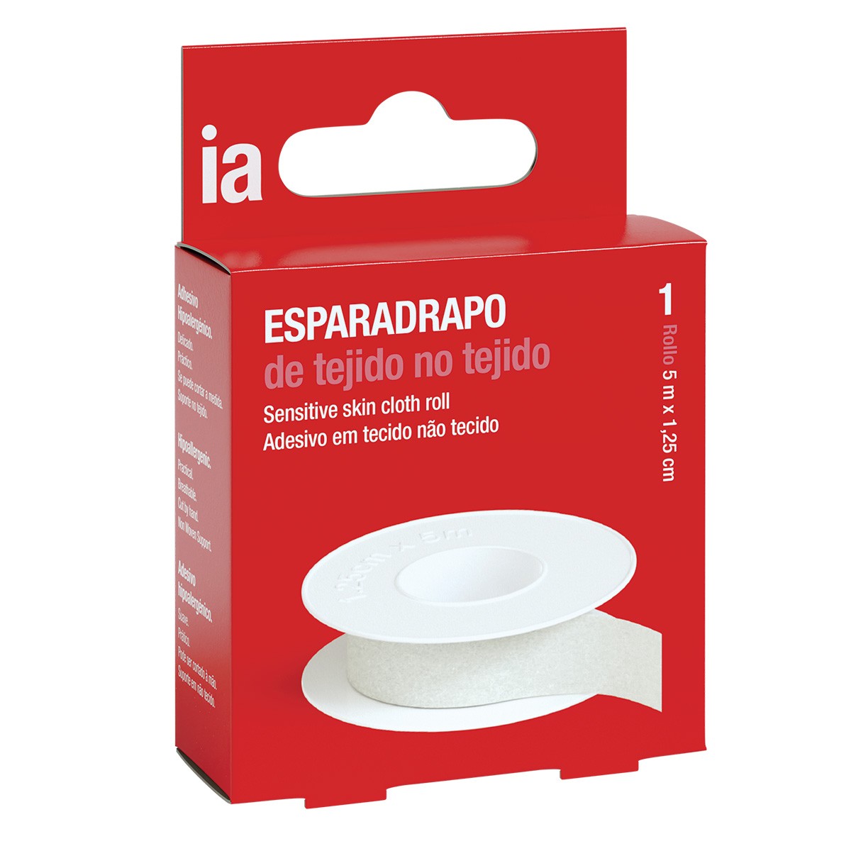 Interapothek esparadrapo tnt 5m x 1,25cm Interapothek esparadrapo tnt 5m x 1,25cm