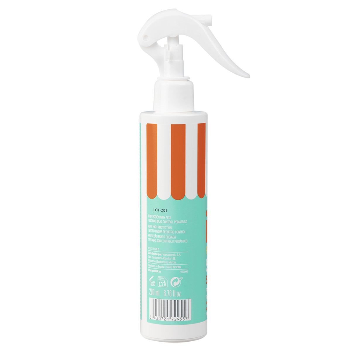 Interapothek solar spray niño spf50+ 200ml