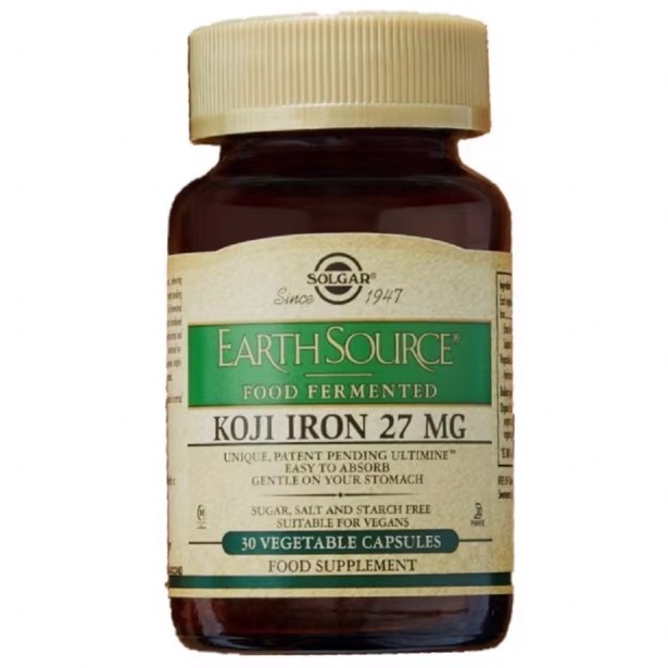 Solgar Earth Source Koji Iron cápsulas vegetales 30 comprimidos Solgar Earth Source Koji Iron cápsulas vegetales 30 comprimidos