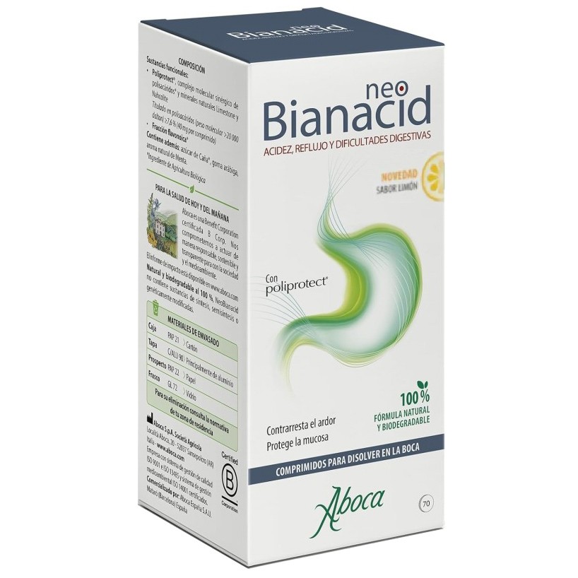 Aboca neobianacid limón 70 comp Aboca neobianacid limón 70 comp