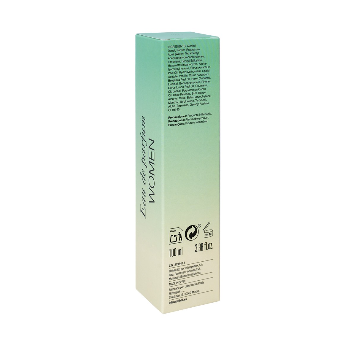 Interapothek perfume mujer nº 28 100 ml Interapothek perfume mujer nº 28 100 ml