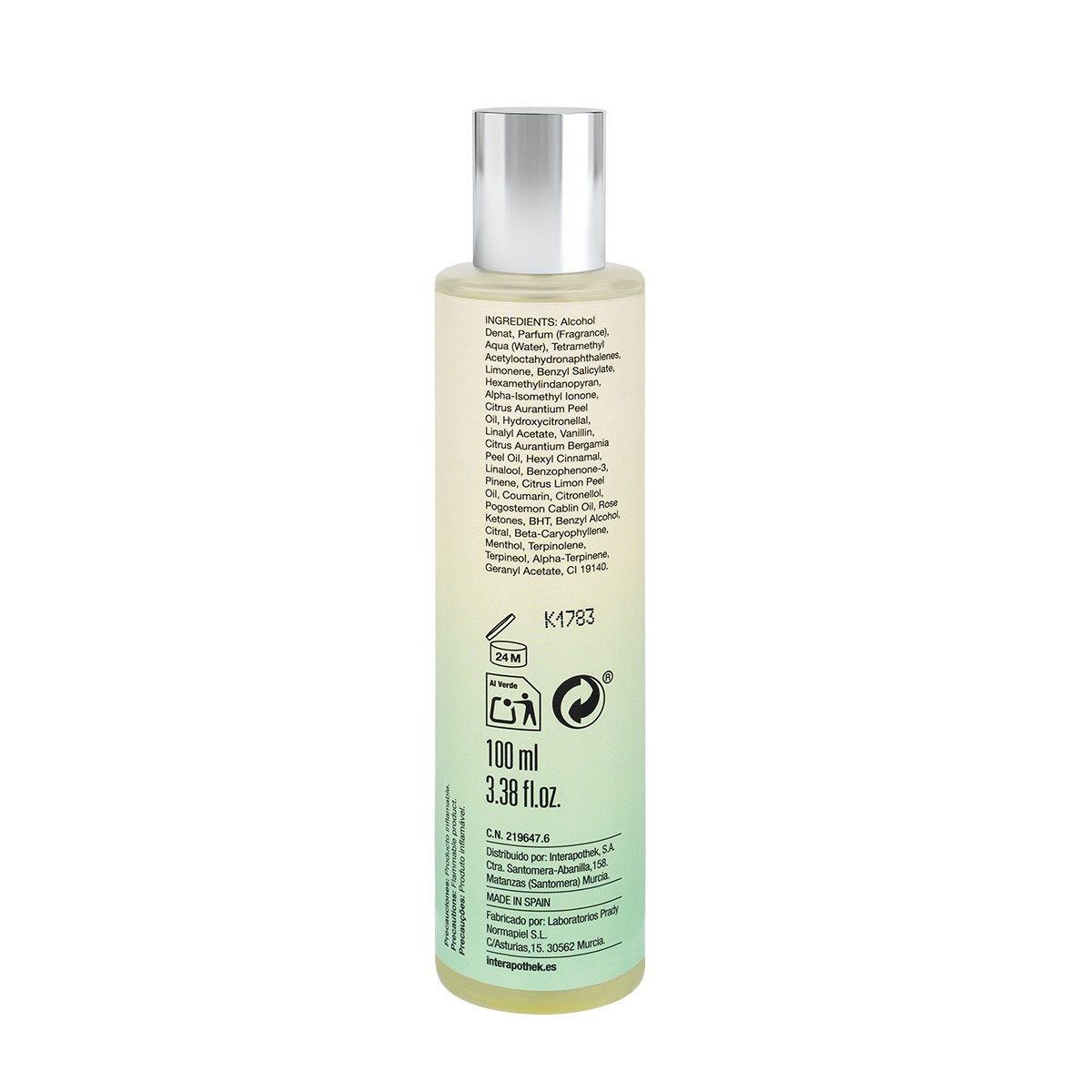 Interapothek perfume mujer nº 28 100 ml Interapothek perfume mujer nº 28 100 ml