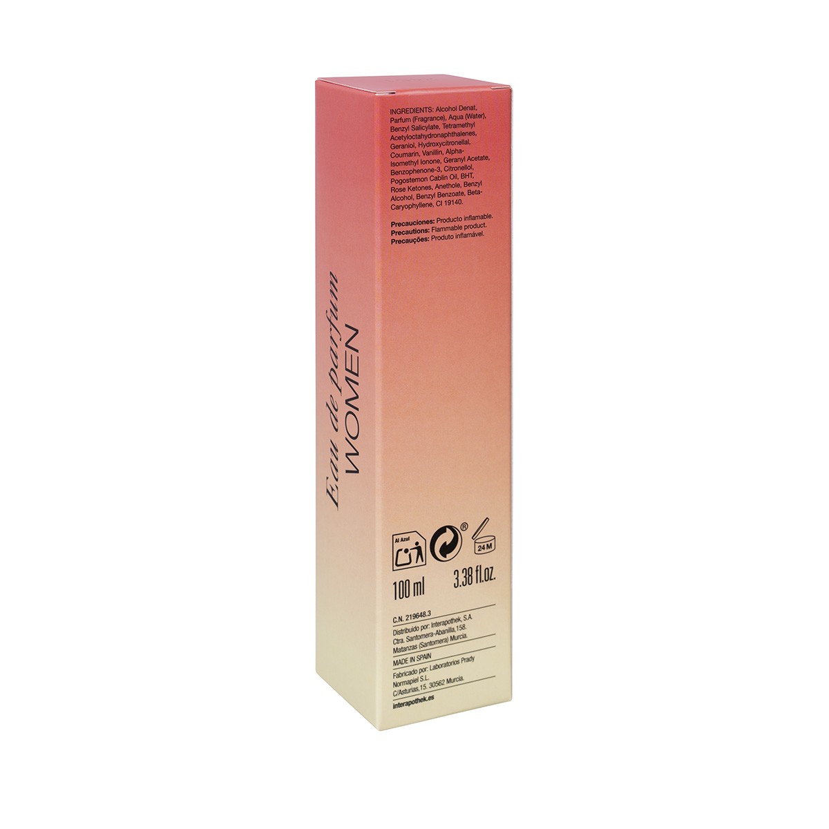 Interapothek perfume mujer nº 2451 100 ml Interapothek perfume mujer nº 2451 100 ml