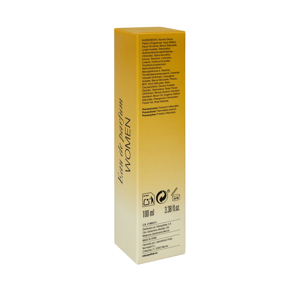 Interapothek perfume mujer nº 2449 100 ml Interapothek perfume mujer nº 2449 100 ml