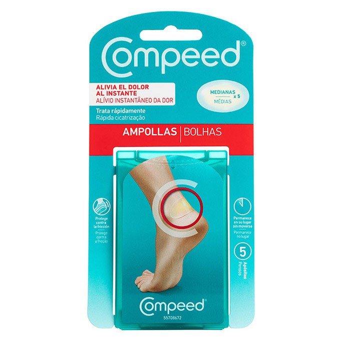 Compeed tiras ampollas mediano 5 uds