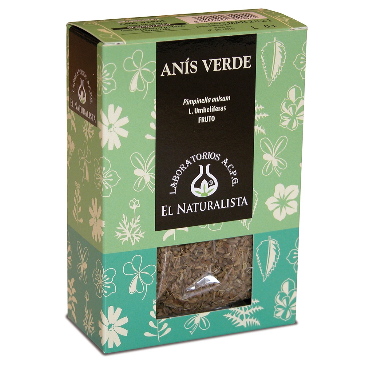 EL NATURALISTA ANIS VERDE 80 G. EL NATURALISTA ANIS VERDE 80 G.