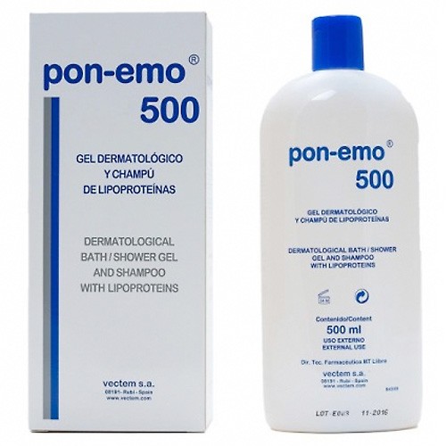 Pon-emo lipoproteico gel/champú 500ml