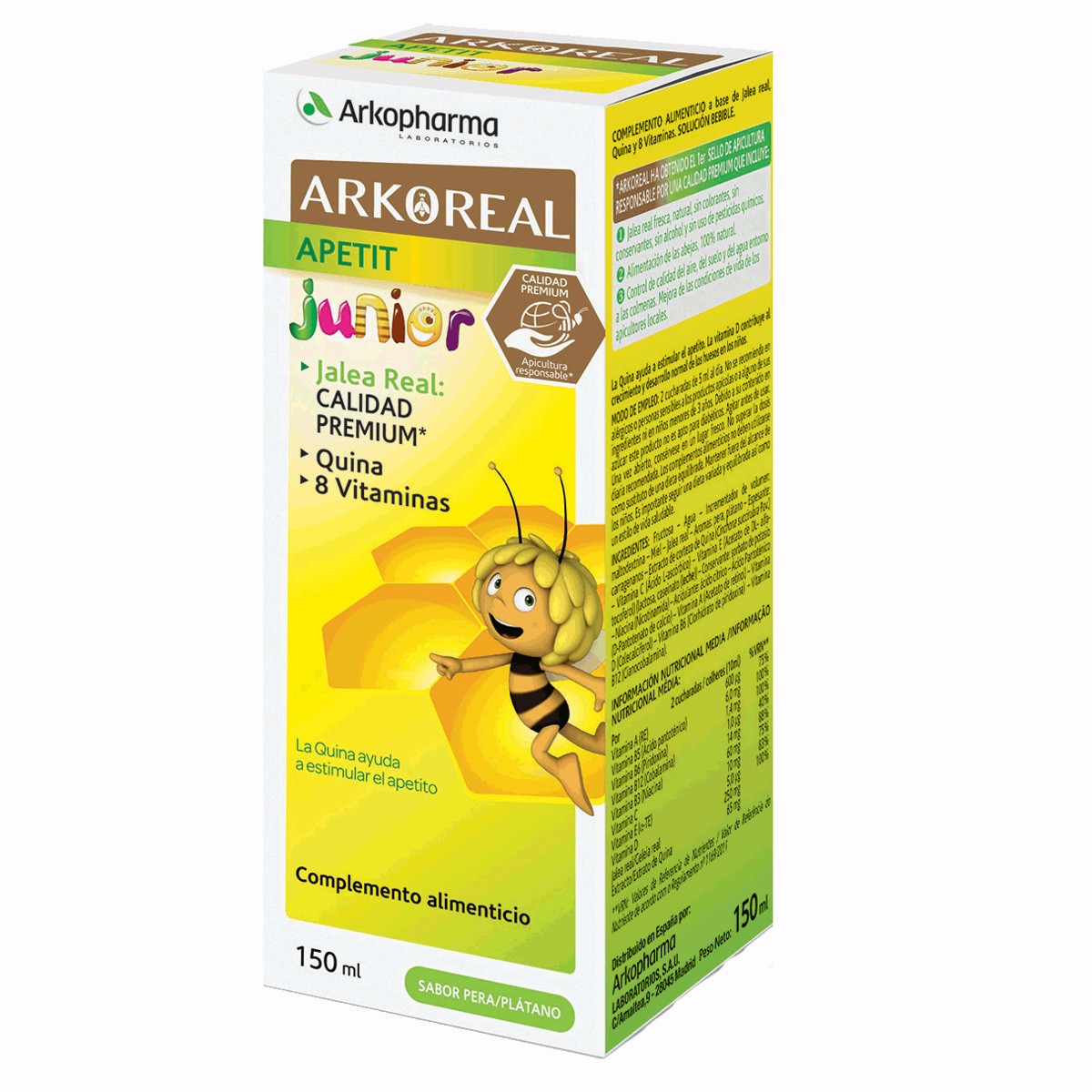 Arkopharma Arkoreal Apetit jarabe junior 150ml Arkopharma Arkoreal Apetit jarabe junior 150ml