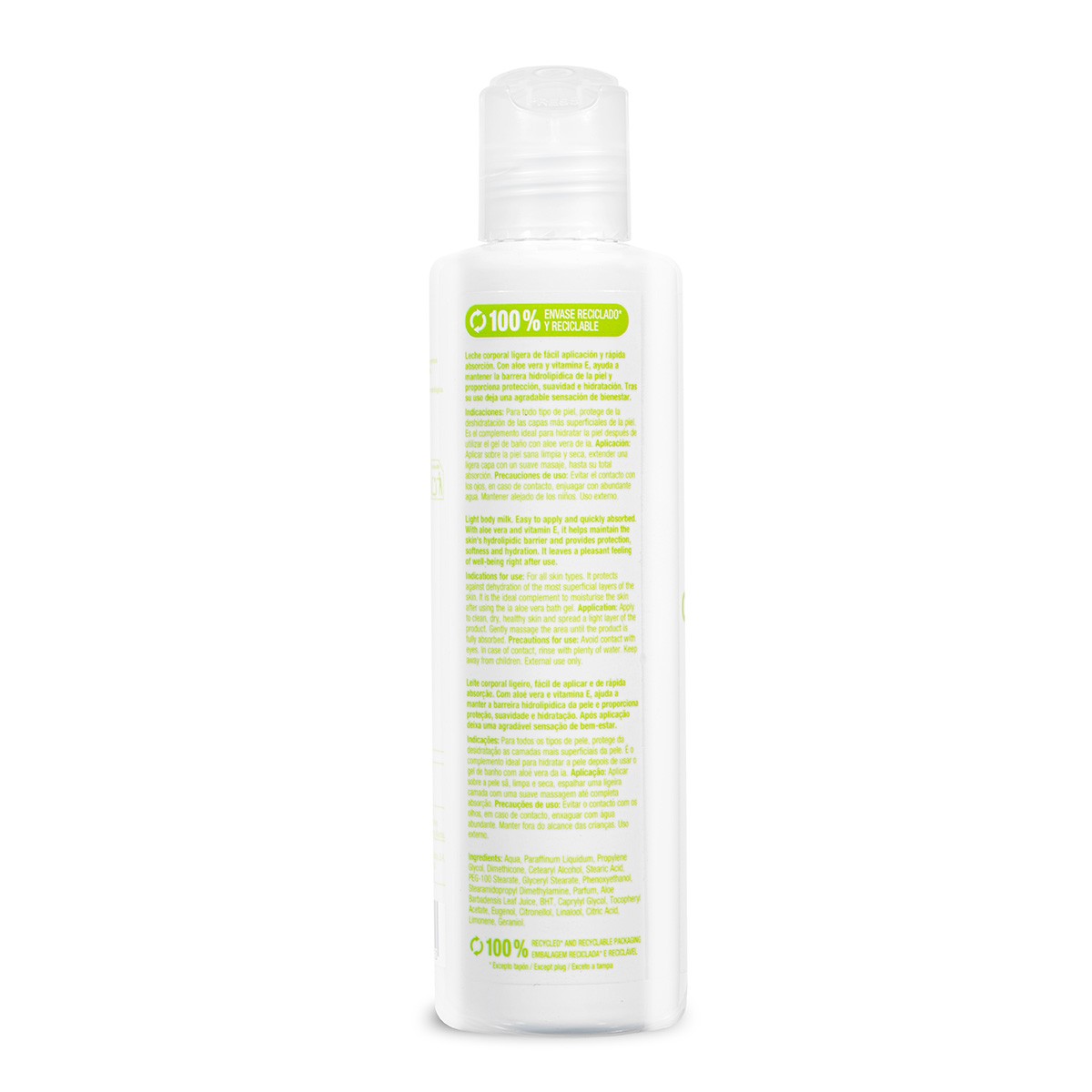 Interapothek leche hidratante corporal aloe vera 200ml Interapothek leche hidratante corporal aloe vera 200ml