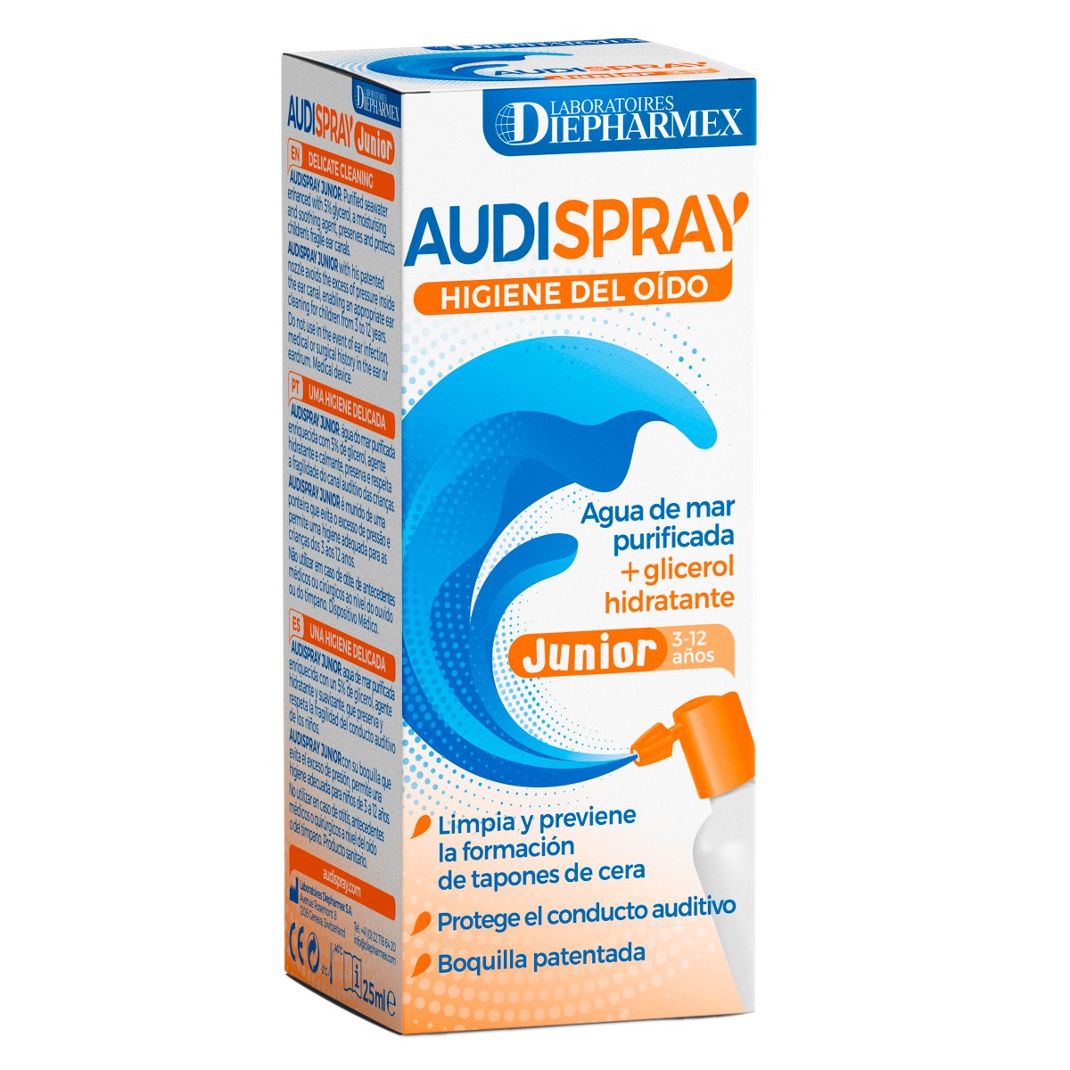 Audispray junior limpieza oidos 25ml Audispray junior limpieza oidos 25ml