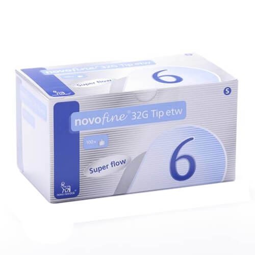 Novofine 32G 6Mm 100 Agujas