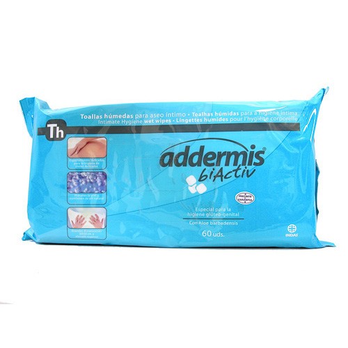 Addermis adultos toallitas aloe vera 60u