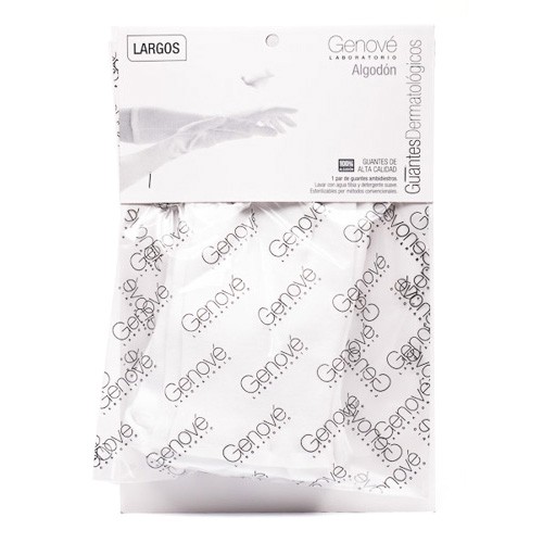 GUANTES GENOVE ALGODON DERMATOLOGICO GDE