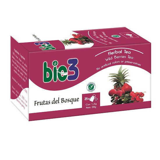 Bie3 frutas del bosque 25 bolsitas Bie3 frutas del bosque 25 bolsitas