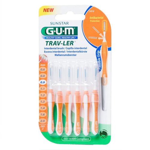 GUM CEPILLO INTERDENTAL TRAVLER 1412 0,9