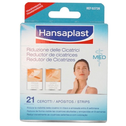 Hansaplast cicatrices 3,8cmx6,8cm 21 apósitos Hansaplast cicatrices 3,8cmx6,8cm 21 apósitos
