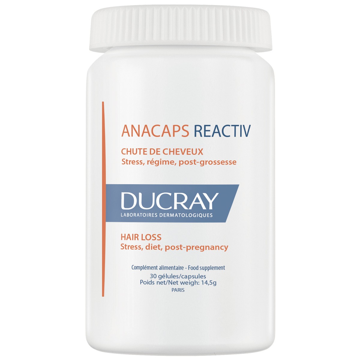 Ducray anacaps reactiv 30 cápsulas