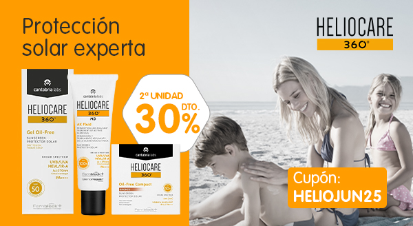 Heliocare: 30% de dto en la segunda unidad
