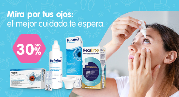 Hasta 30% de descuento en cuidado ocular
