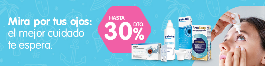 Hasta 30% de descuento en cuidado ocular
