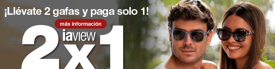 2x1 en Gafas de sol IAVIEW
